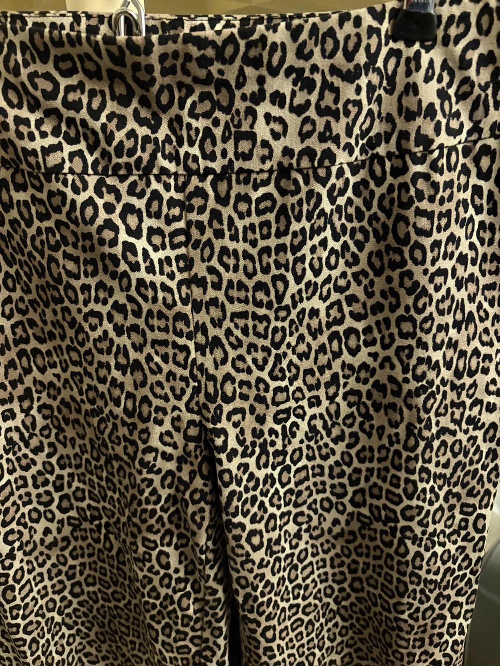 Chico's Leopard Print Pants - Black & Tan